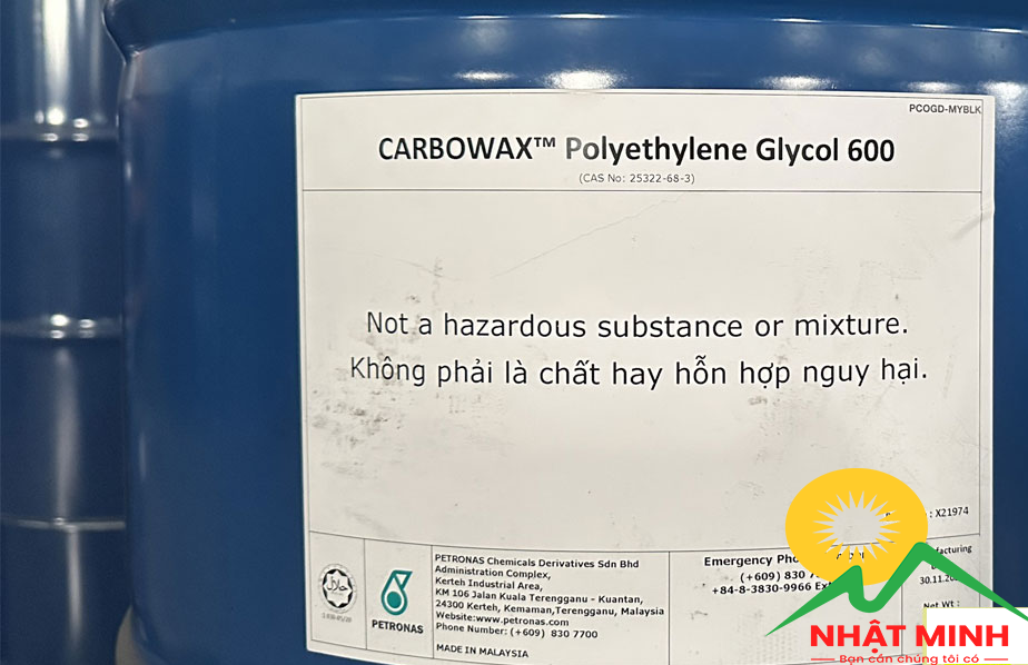 Carbowax Polyethylene Glycol PEG 600